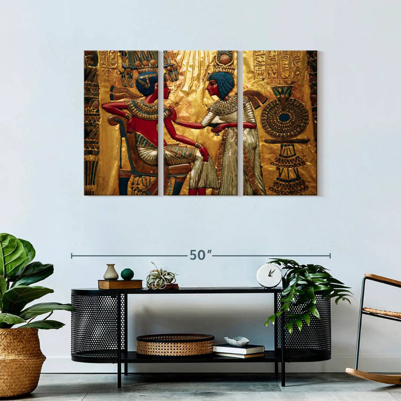 Illustration de Leisha Toutankhamon, H 28 po x l 45 po