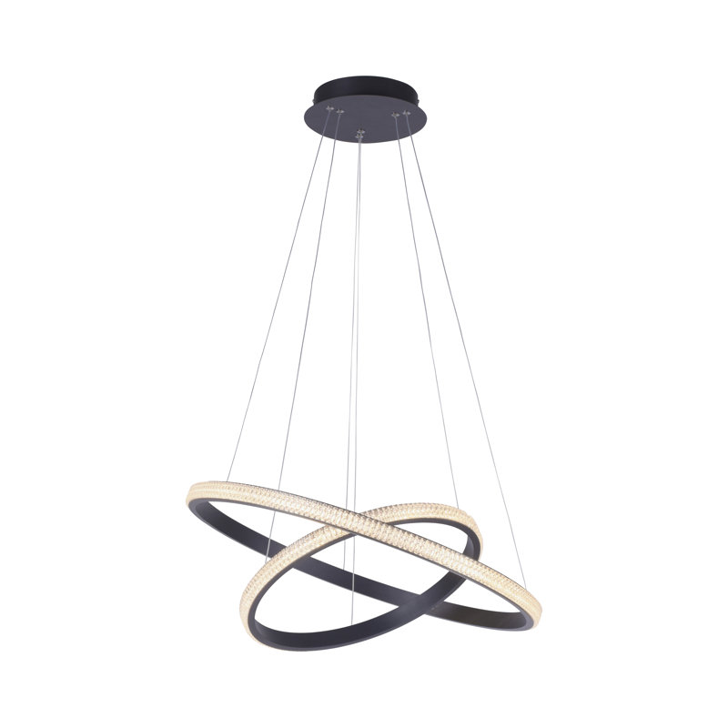 Sandisfield 2 - Light Geometric LED Chandelier