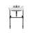 Cheviot Products Essex 24" Console Bathroom Sink with Overflow & Metal Base-17756037-105705579