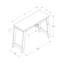 Bureau d'ordinateur, bureau personnel, ordinateur portable, tiroirs de rangement, bureau, stratifié brun, contemporain, moderne-969719982