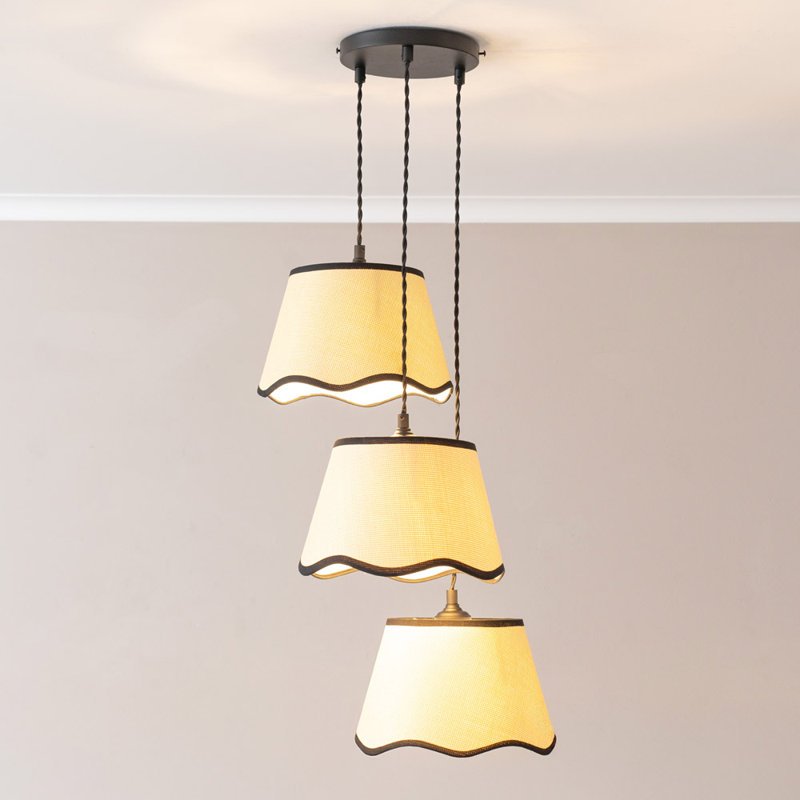 3 - Light Matte Black Pendant, No