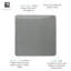 Trendi Switch Single Blanking Plate-117189006