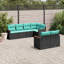Ensemble de canapé de patio avec coussins 7 pièces Latitude Run®-1999270568-1999270570
