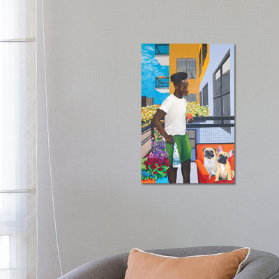 Balcony Boys by Dan Nelson - Wrapped Canvas Gallery-Wrapped Canvas Giclée