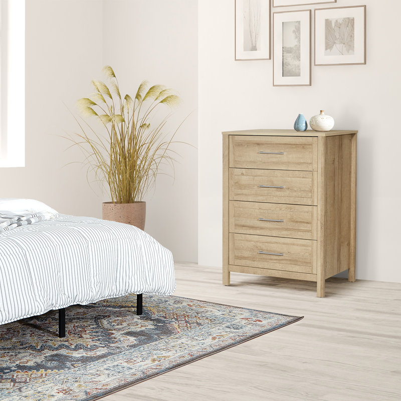 Commode 4 tiroirs l 31,25 po Ahbleza, Chêne des canyons