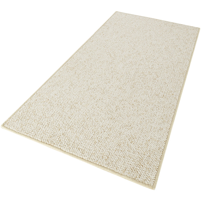 Wolly Tufted Cream Rug, Runner 80 x 300 cm