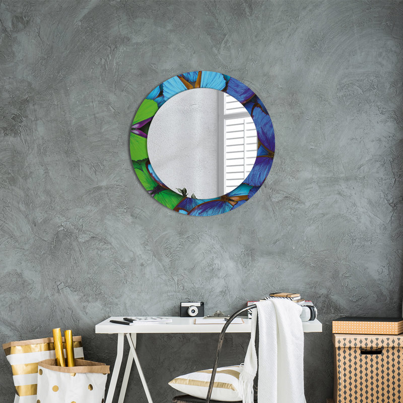 Huldar Glass Flat Wall Mirror