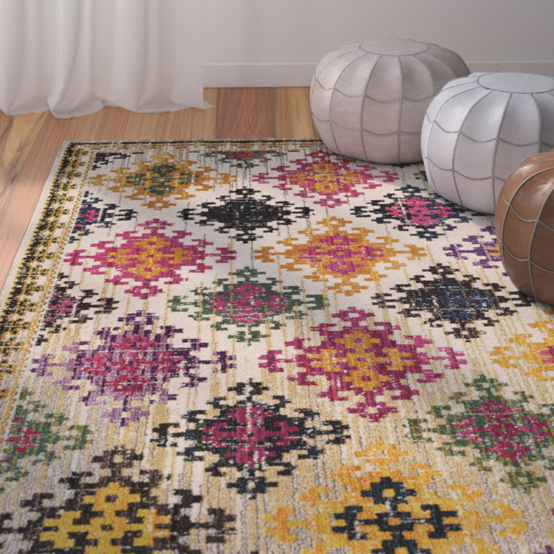 Tapis oriental performance Isabea, Rectangle 6 pi 7 po x 9 pi 2 po