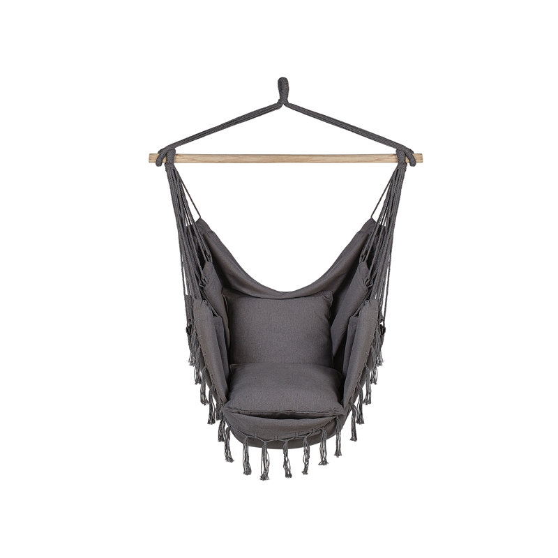 Balibo Cotton Hanging Chair, Grey