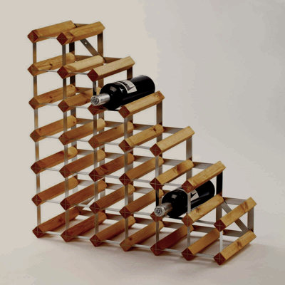 Earby 27 - Bottle Solid Wood Wine Bottle Rack