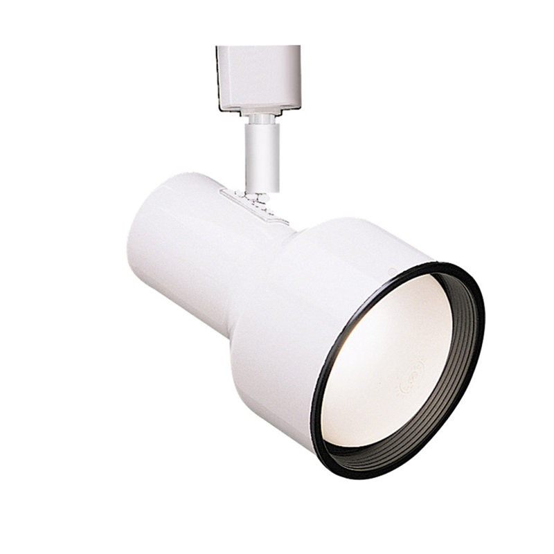 Line Adjustable Track Head, Lightolier Series, White