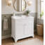 Croft 810 mm Freestanding Single Vanity with Integrated Ceramic Basin-91885522