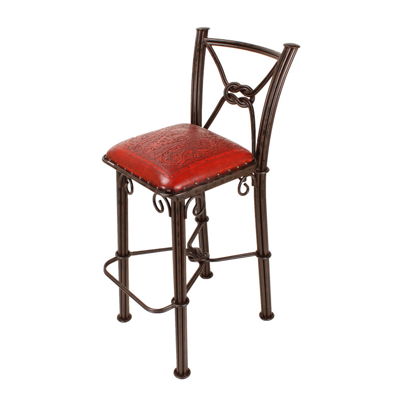 Tabouret de bar Slawson, Rouge