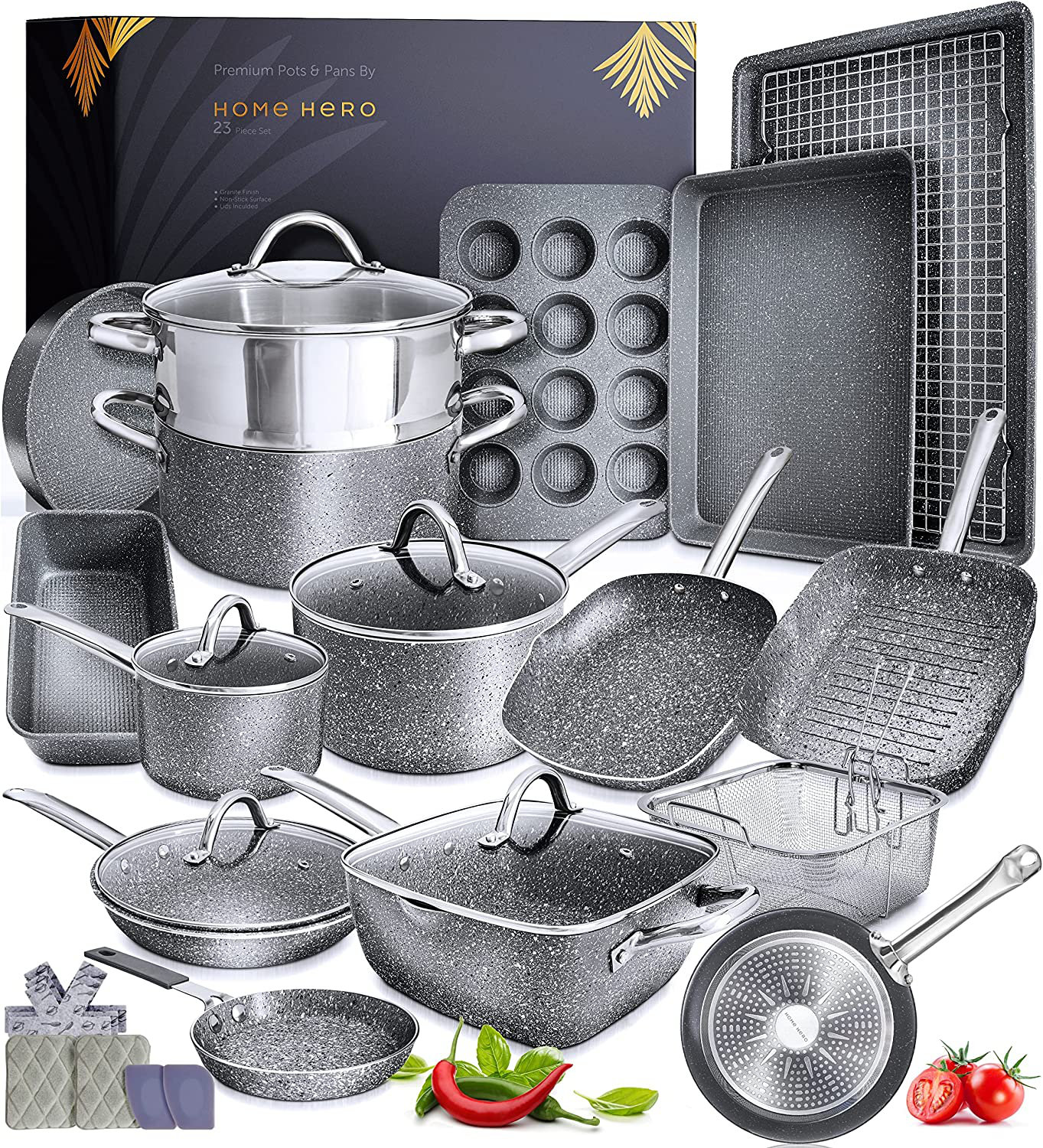 Cookware - 6 Pc Stainless Steel Cookware Set - 5 ply Clad - Includes Frying  Pans, Saucepan, and Stock Pot - Professional Grade - AliExpress