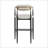Faux Leather Counter Height Barstools,Set Of 2