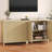 Sideboard Buffet - Oak 2 Door 1 Drawer Fluted Door Accent Cabinet-2074574345-2051970899