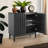 31" Sideboard, Accent Cabinet,Fluted Sideboard Cabinet with Storage-1227873895