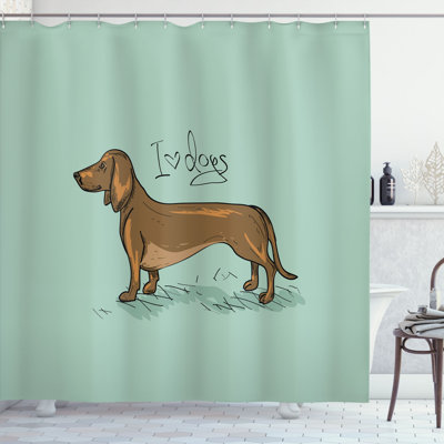 Shower Curtain with Hooks Included