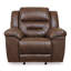 Fauteuil inclinable manuel berçant Aky, similicuir lisse-113768433