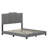 Nikula Upholstered Velvet Panel Headboard Design Bed-1326495186-1326495184