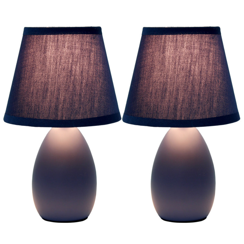 Arzan Ceramic Table Lamp, Blue