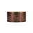 Round Coffee Table and End Table Set with Copper Finish, Hammered Metal -584050545