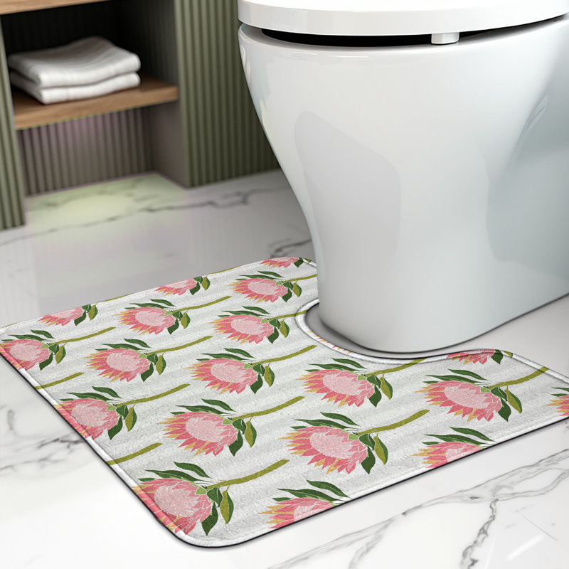 Tapis de salle de bain Floral