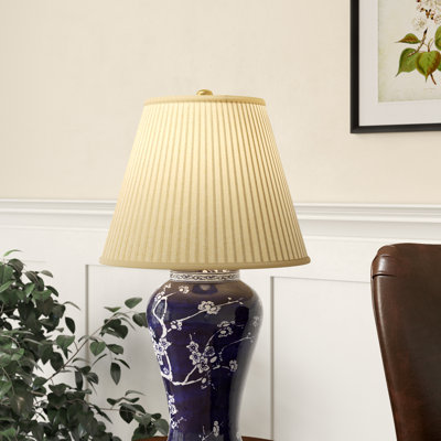 Abat-jour empire en soie/chantoung (araignée)