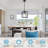 Joseth Dimmable Lantern Square / Rectangle Chandelier