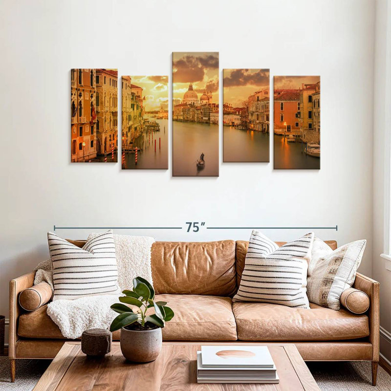 Senne Sunset In Venice, 33" H x 66" W