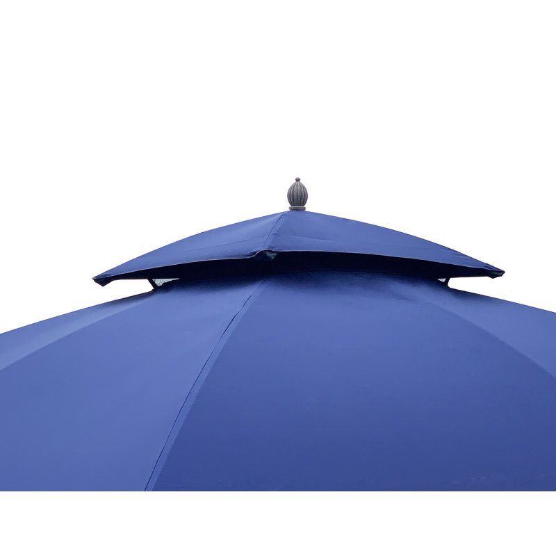 Auvent de remplacement pour abri de jardin, Bleu