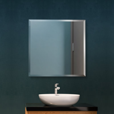 Akeeb Wall Mirror with Hooks