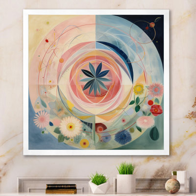 Harmonie florissante universelle en pastel rétro