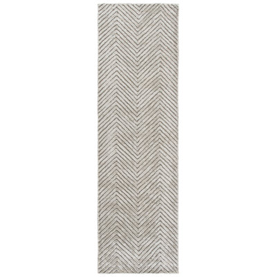 Glamour Hand Tufted Chevron Indoor Rug
