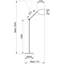 Mekano 162cm Task Floor Lamp-20721673