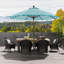 Parasol de patio en oléfine 9 pi 9 pi-681813168