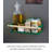Yamazaki Home Tosca Magnetic Spice Storage Rack Organizer For Fridge - Steel + Wood-1934391845