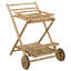 Brayden Studio Bar Cart with Solid Wood Outer Material
