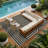 Washable Area Rug 5x7 Modern Striped Easy Jute Rug, Non-Shedding Low Pile Indoor Outdoor Carpet, Contemporary Floor Mats, Easy Cleaning Rug-676948602-676948600