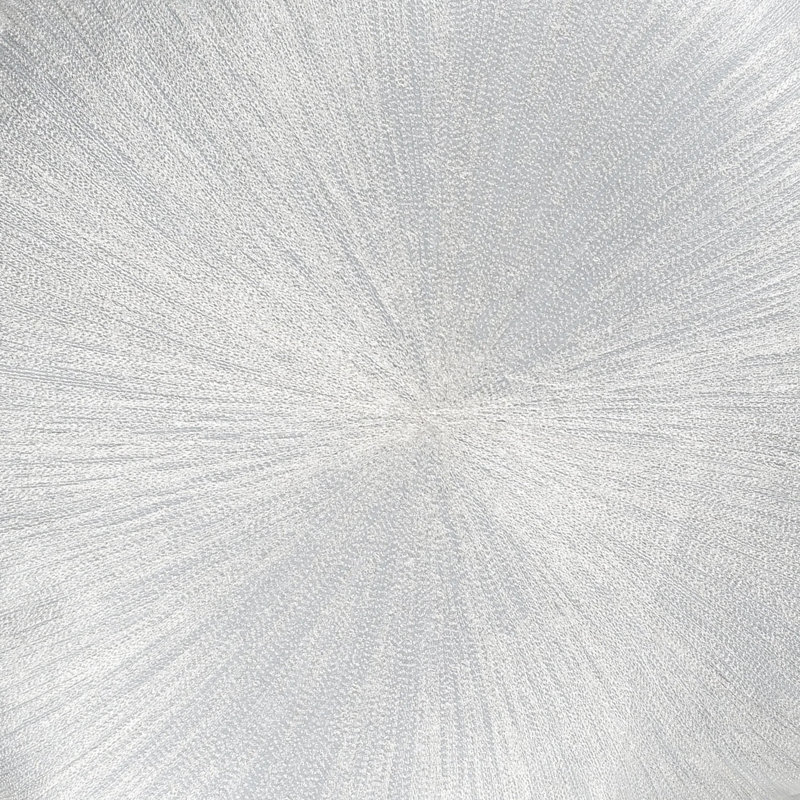 Cloud9 Design Nim Aqua Silver Linen Pillow 20"x20", Gray