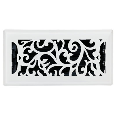 Sierra Grates Floral Glacier White - paquet de 5