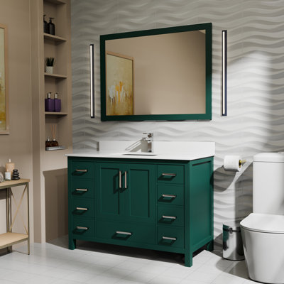 Jacques 48 in W x 22 in D Single Bath Vanity and Top