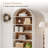 78.77'' Tall Bookcase With Drawers-498096857