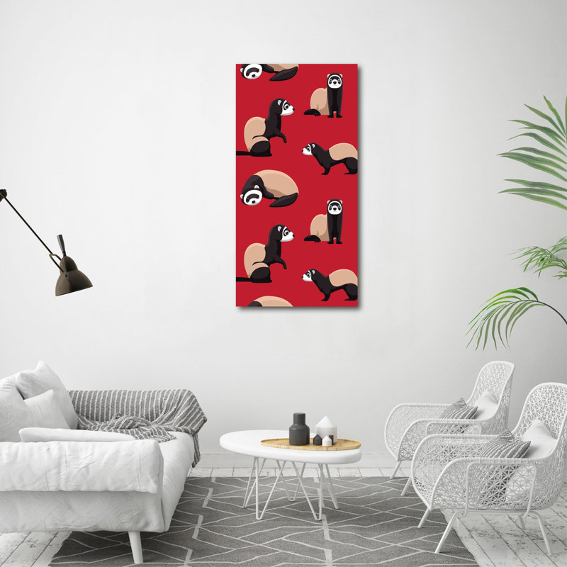 Wilmington Ferrets - Wrapped Canvas Print