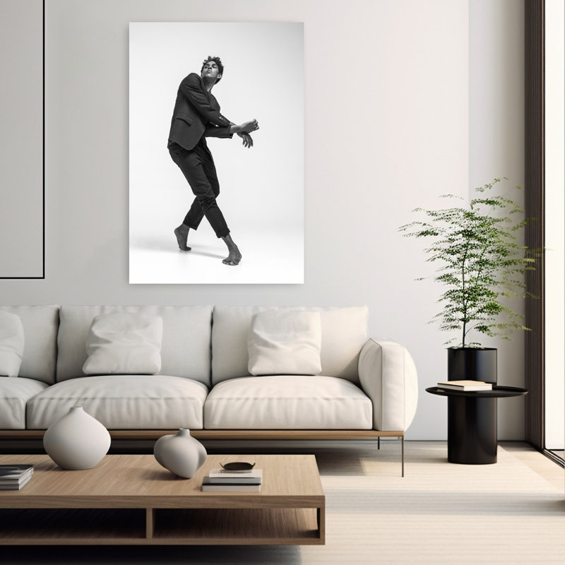 Inspiration, art mural contemporain abstrait, H 60 po x l 40 po