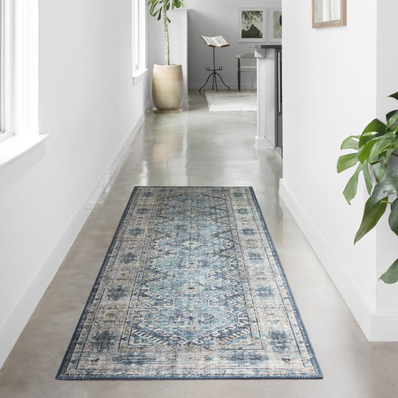 Gelo Oriental Indoor Rug, Runner 2'6" x 12'