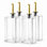 Ensemble de distributeur d'huile de cuisine Kitchen, 4 bouteilles d'huile d'olive et de vinaigre avec distributeur pour la cuisine à domicile