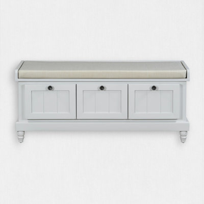 Humdan Fabric Upholstered Storage Bench