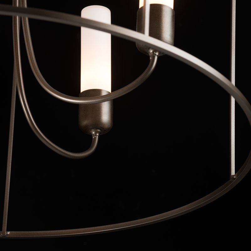 Portico 5 - Light Outdoor Pendant, Seeded Clear Glass, Coastal Bronze