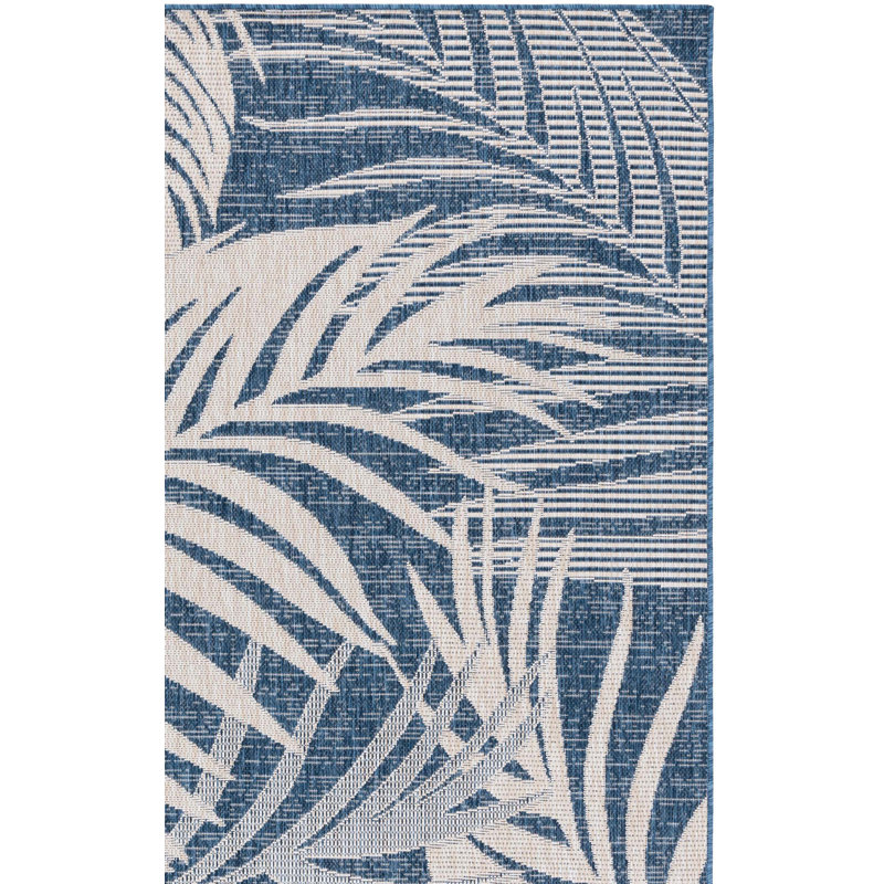 Tapis d'intérieur / extérieur floral Alixs Performance, Rectangle 8 pi x 10 pi